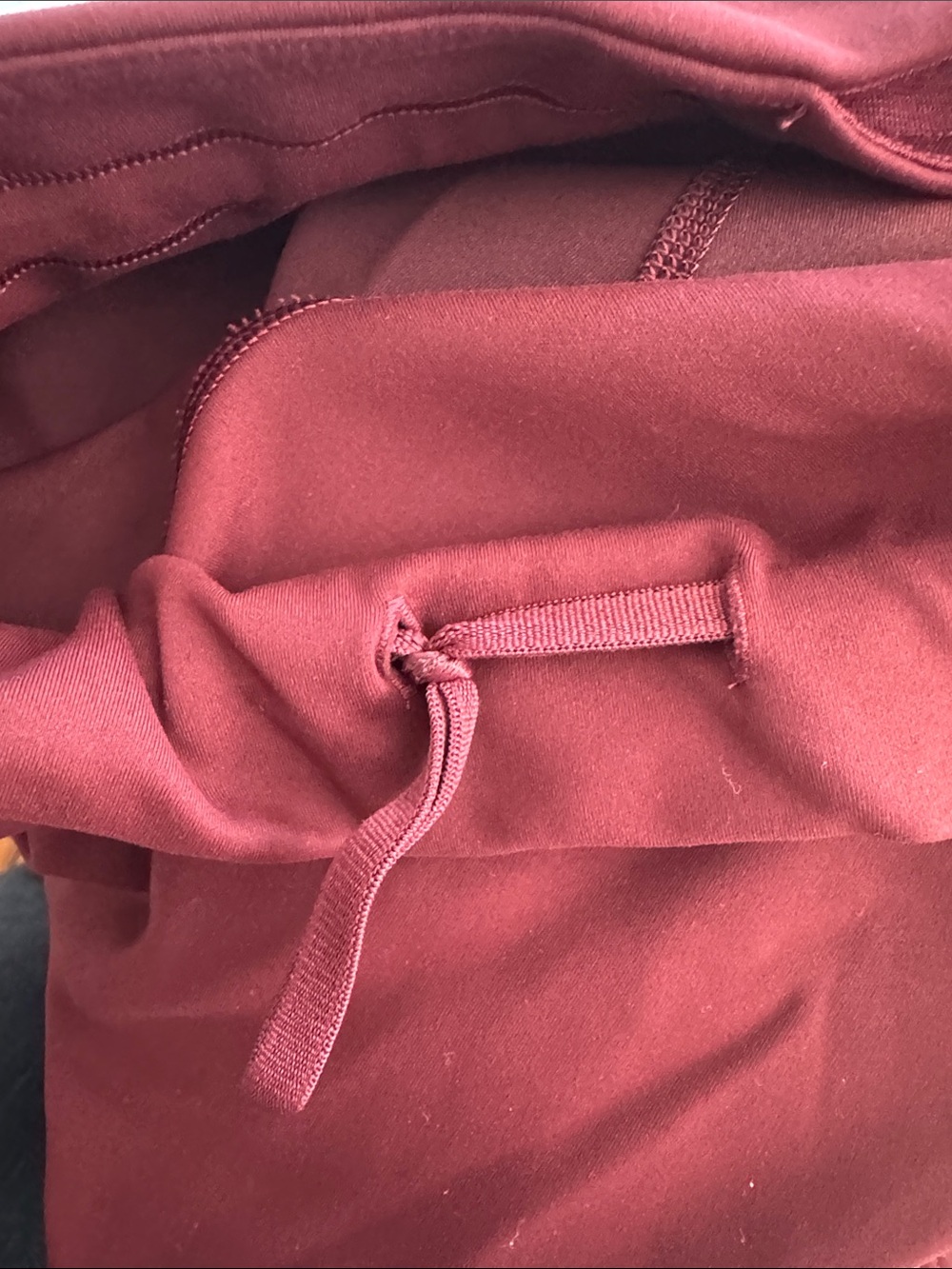 LULULEMON Wunder Train No-Line Piped High-Rise Tight 25" Size 8 Burgundy Bay - Picture 7 of 8